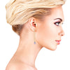 10k Yellow Gold Amethyst Earrings
