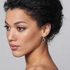 10k White Gold Sapphire Earrings