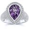 Silver Amethyst Rings