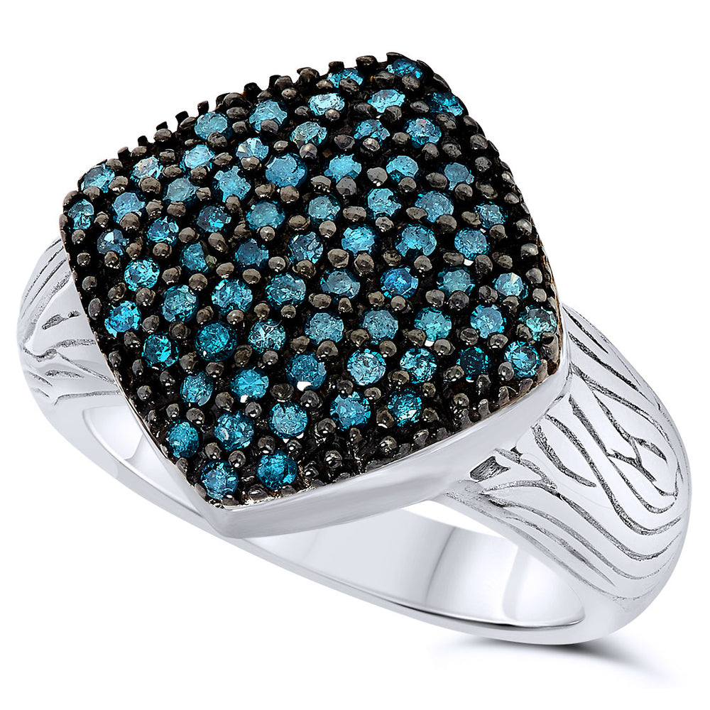 Silver Diamond Rings