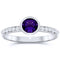Silver Amethyst Rings