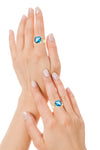 14k Yellow Gold Topaz Rings