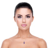 10k White Gold Multi Gem Necklace/Pendants