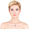 10k White Gold Multi Gem Necklace/Pendants