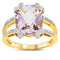 10k Yellow Gold Amethyst Rings