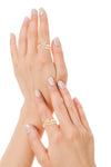 14k Two Tone Gold Diamond Rings