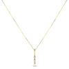 14k Yellow Gold Diamond Necklace/Pendants