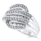 14k White Gold Diamond Rings