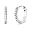 18k White Gold Diamond Earrings