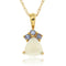 14k Yellow Gold Multi Gem Necklace/Pendants