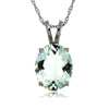 14k White Gold Aquamarine Necklace/Pendants