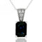 14k White Gold Sapphire Necklace/Pendants