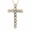 14k Yellow Gold Diamond Necklace/Pendants