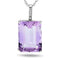 10k White Gold Amethyst Necklace/Pendants