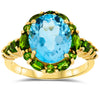 10k Yellow Gold Multi Gem Rings