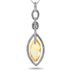 10k White Gold Citrine Necklace/Pendants