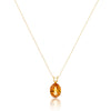 14k Yellow Gold Topaz Necklace/Pendants