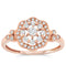 10k Rose Gold Diamond Rings