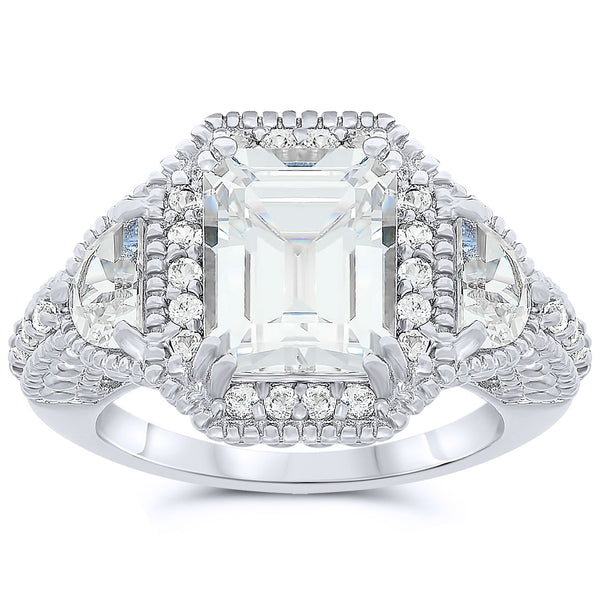 Silver Sapphire Rings