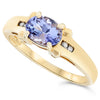 14k Yellow Gold Tanzanite Rings