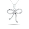 10k White Gold Diamond Necklace/Pendants