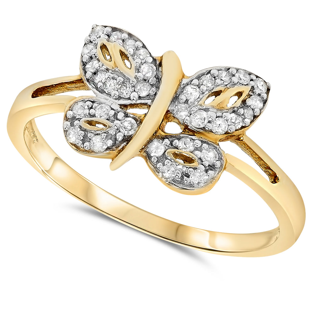 10k Yellow Gold Diamond Rings