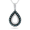 10k White Gold Diamond Necklace/Pendants