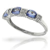 14k White Gold Tanzanite Rings