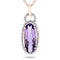 10k Rose Gold Amethyst Necklace/Pendants