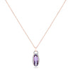 10k Rose Gold Amethyst Necklace/Pendants