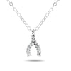 10k White Gold Diamond Necklace/Pendants