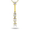 14k Yellow Gold Diamond Necklace/Pendants