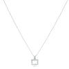 14k White Gold Diamond Necklace/Pendants