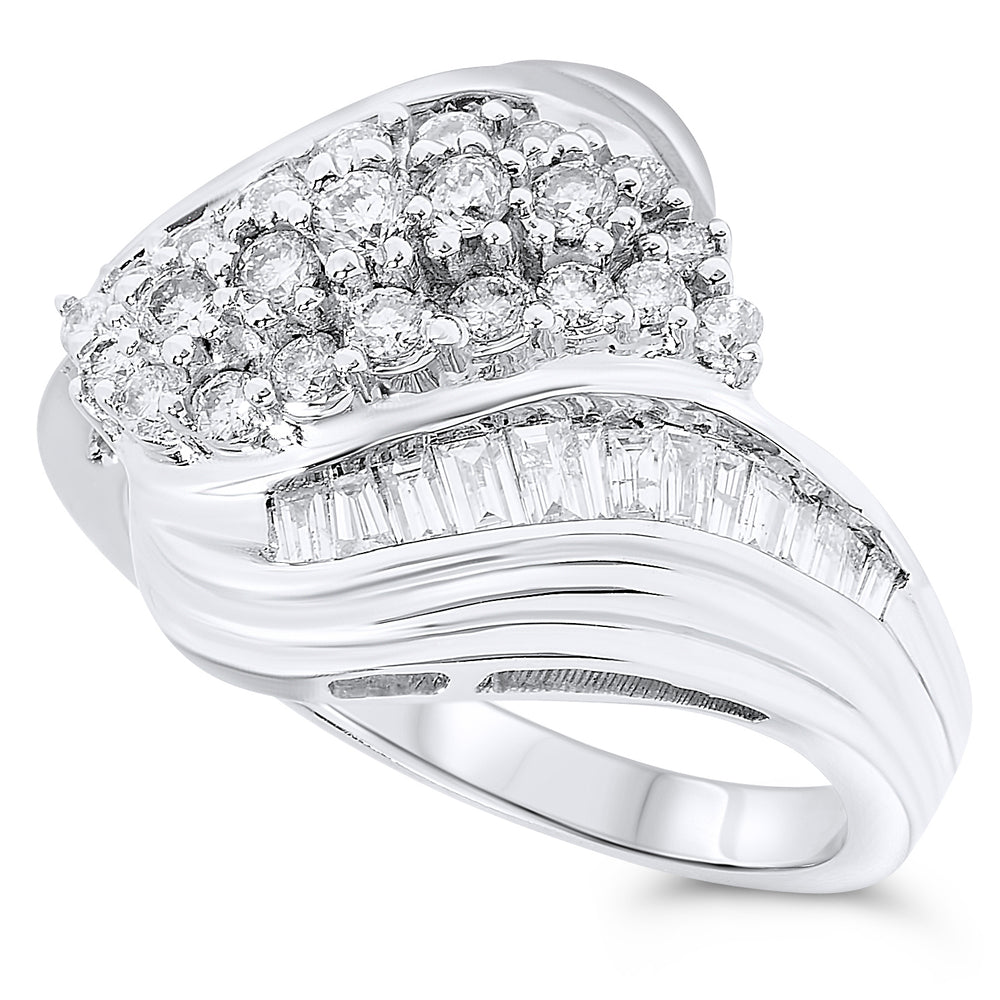 14k White Gold Diamond Rings