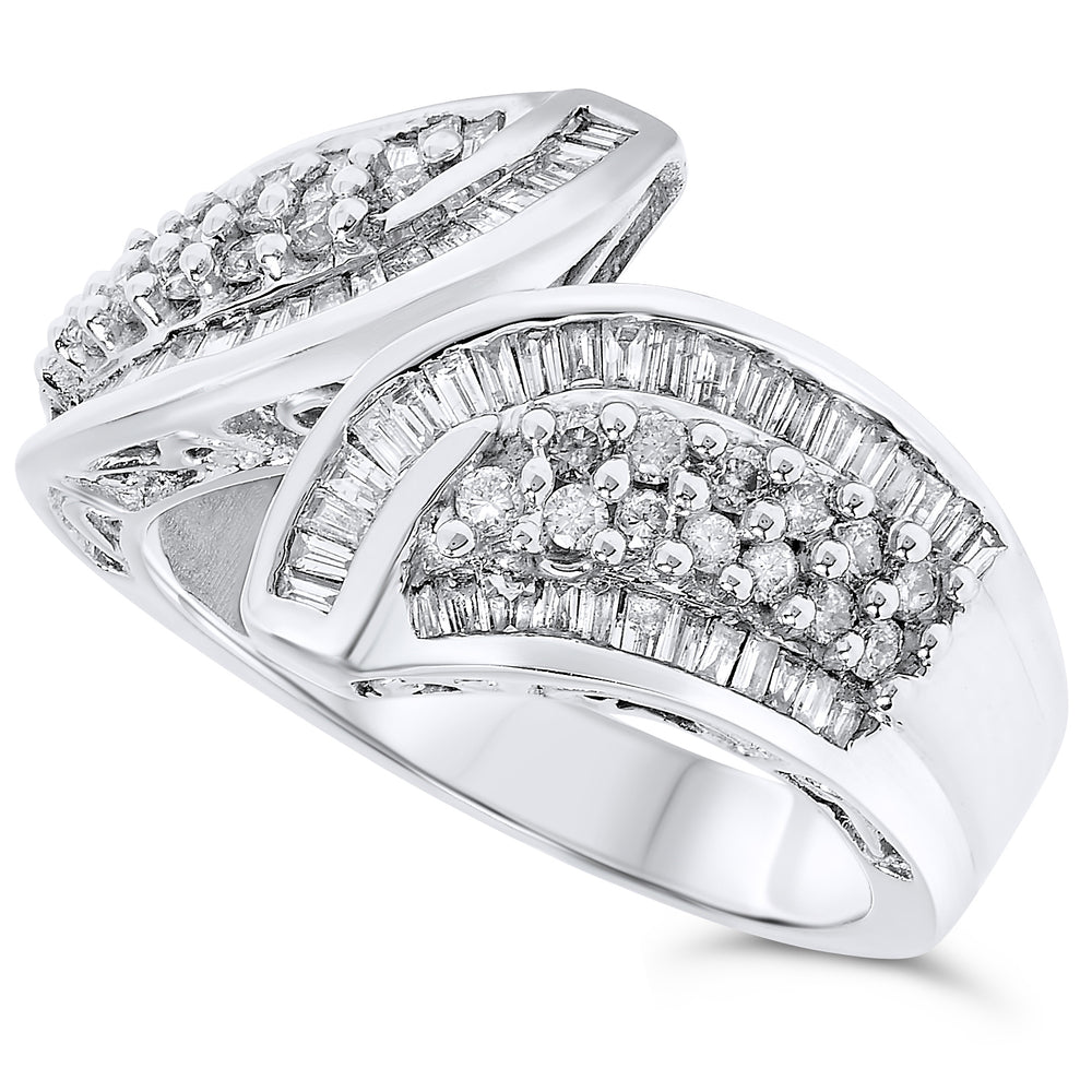 14k White Gold Diamond Rings