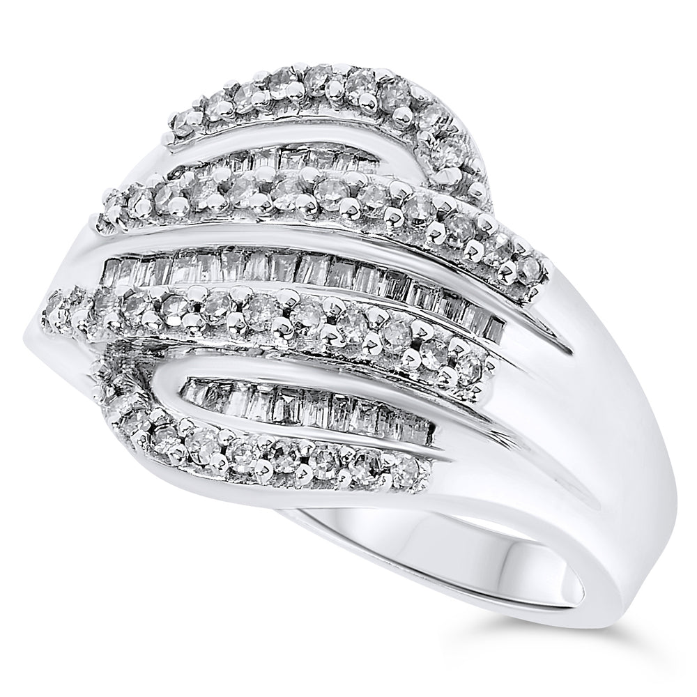 14k White Gold Diamond Rings