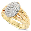 18k Yellow Gold Diamond Rings