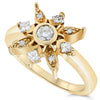 14k Yellow Gold Diamond Rings