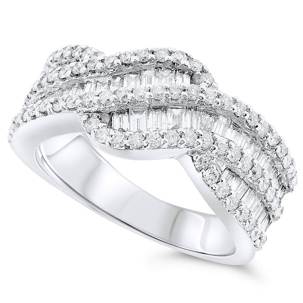 14k White Gold Diamond Rings