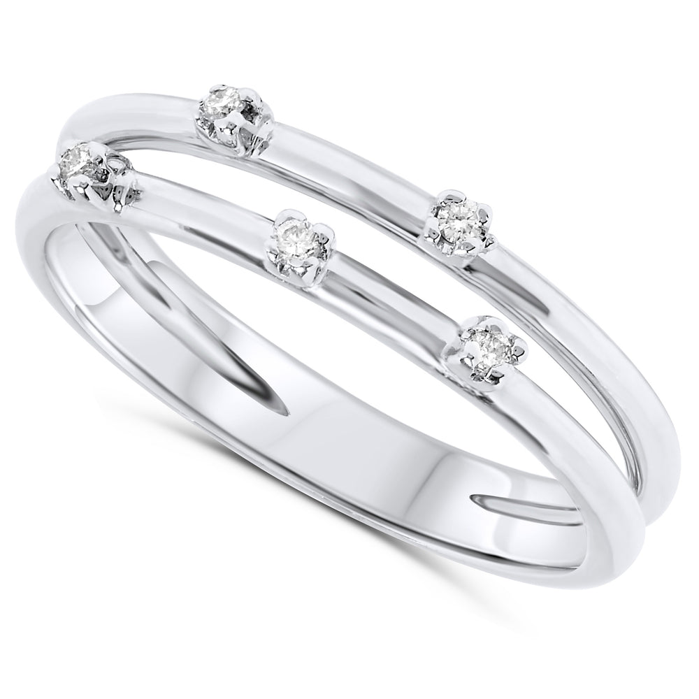 18k White Gold Diamond Rings