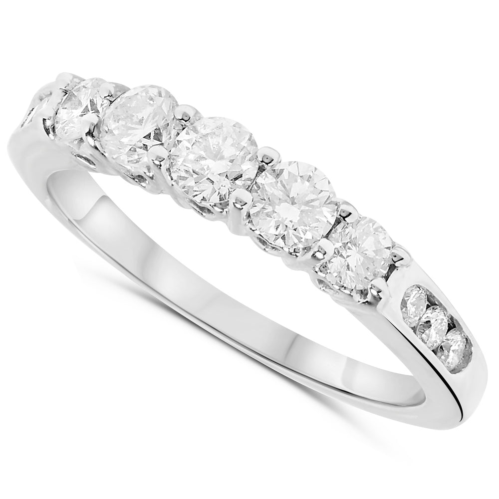 14k White Gold Diamond Rings